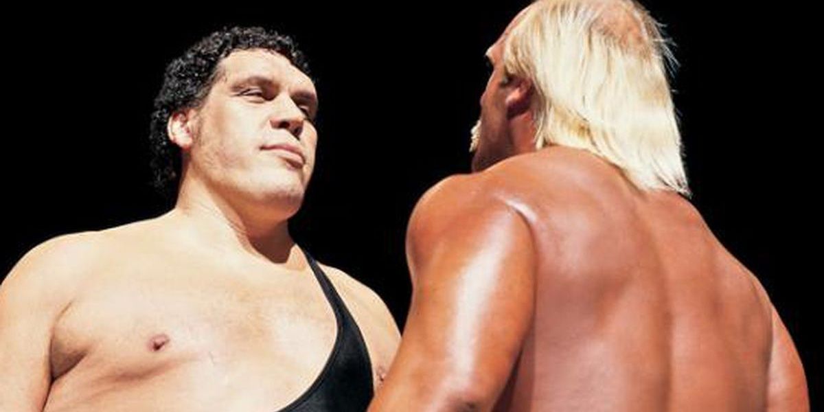 Andre and Hogan face off