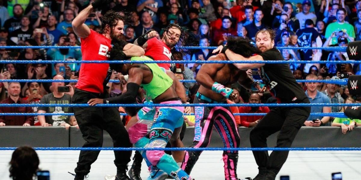 New Day Vs. The Shield (Survivor Series 2017) Cropped