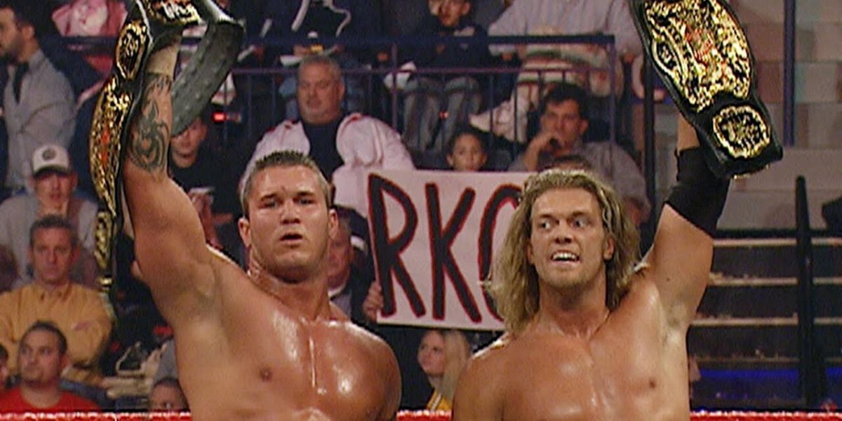Randy Orton and Edge World Tag Team Champion