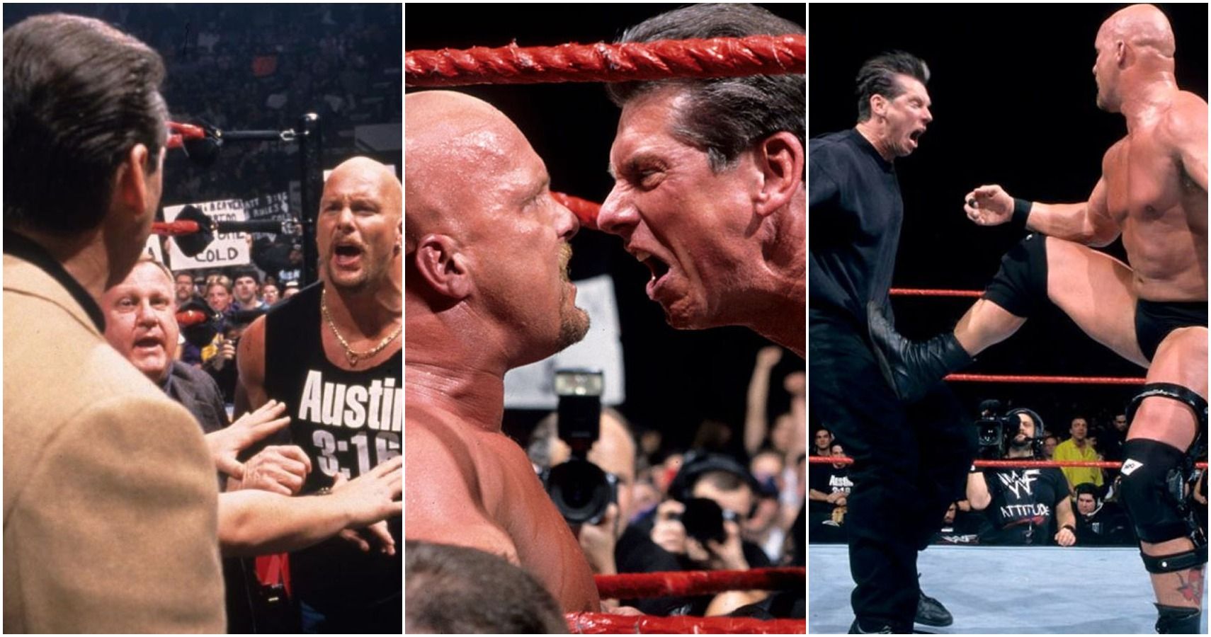 Every Stone Cold & Vince McMahon Match, Ranked From Worst To Best.