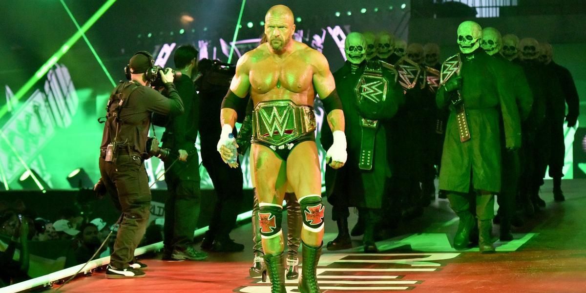 Triple H makes his entrance