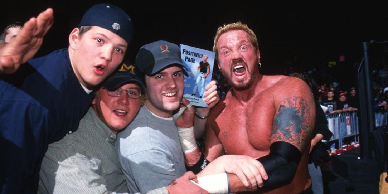 Diamond Dallas Page with fans