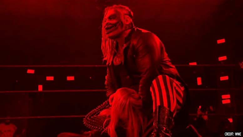 the fiend attacks alexa bliss mandible claw smackdown video
