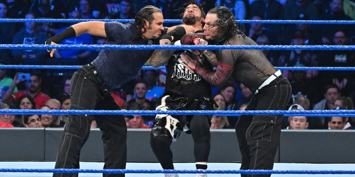 Hardy Boyz vs The Usos (April 9th, 2019)