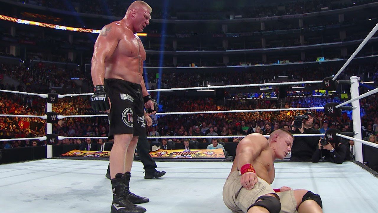 Summerslam Every Brock Lesnar Match Ranked From Worst To Best