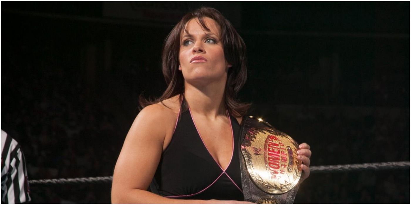 Molly Holly with the Women's Championship