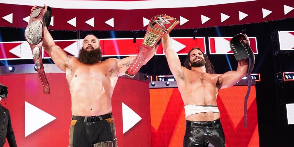 Strowman Rollins Champions