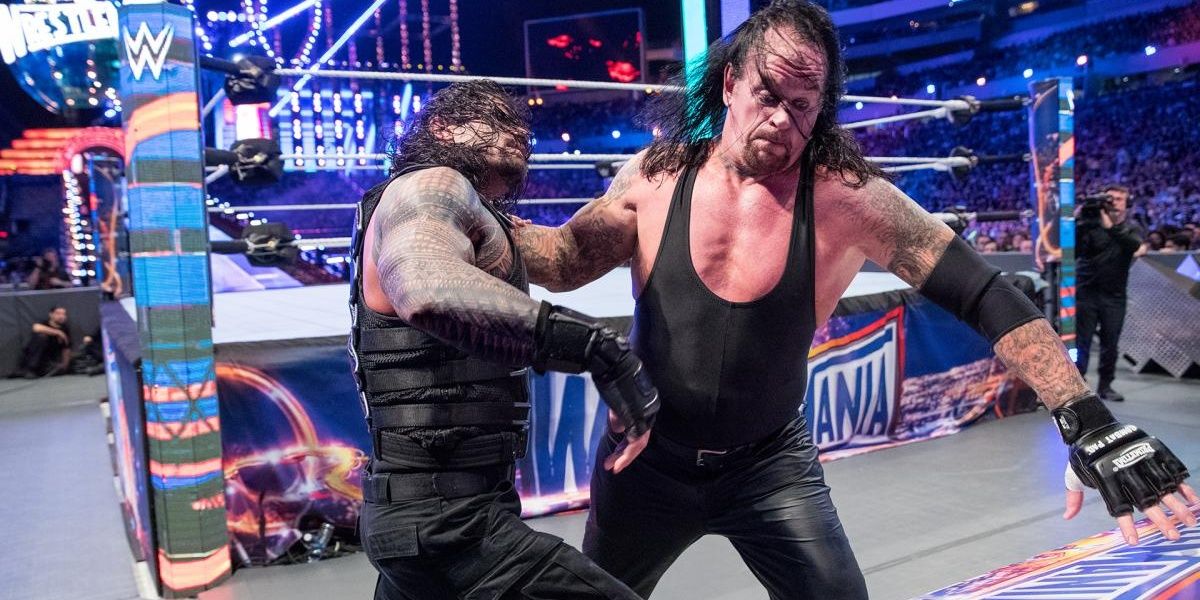 The Undertaker VS Roman Reigns at Wrestlemania 33