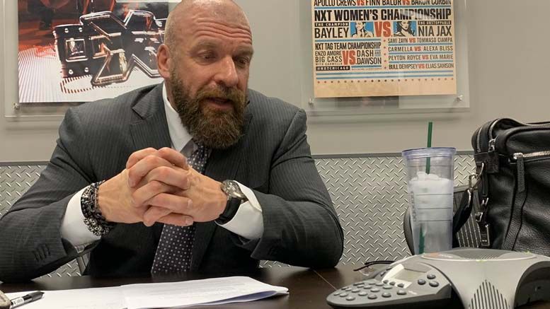 triple h conference call nxt takeover xxx media