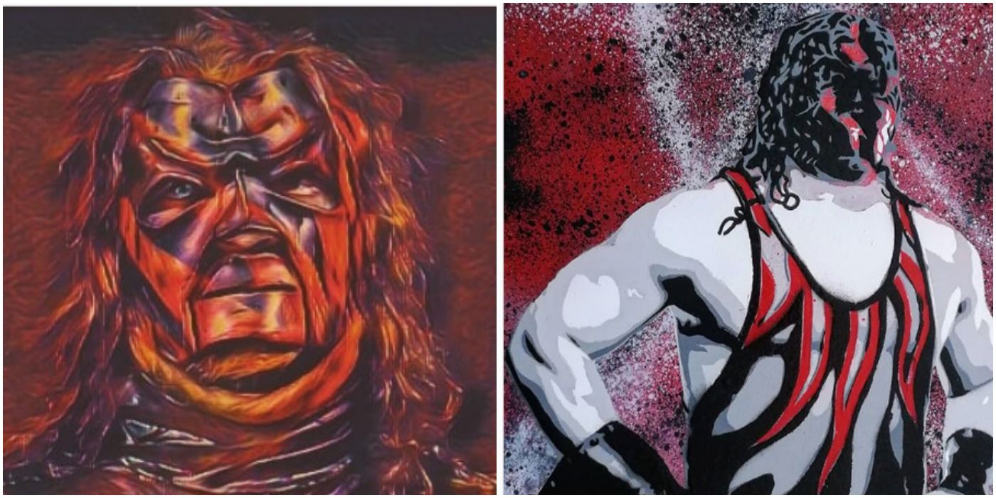 how to draw undertaker and kane