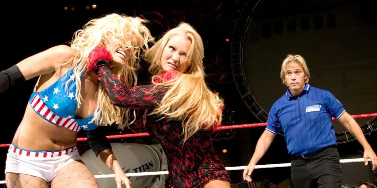 Sable takes on Torrie Wilson at The Bash