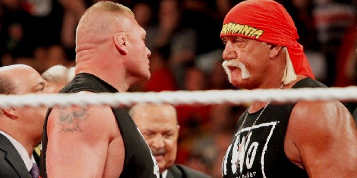 WWE Superstar Brock Lesnar With Hulk Hogan
