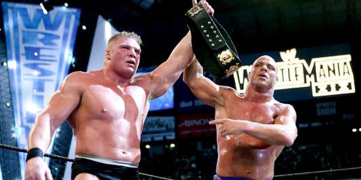 Lesnar almost suffered a neck injury in 2003
