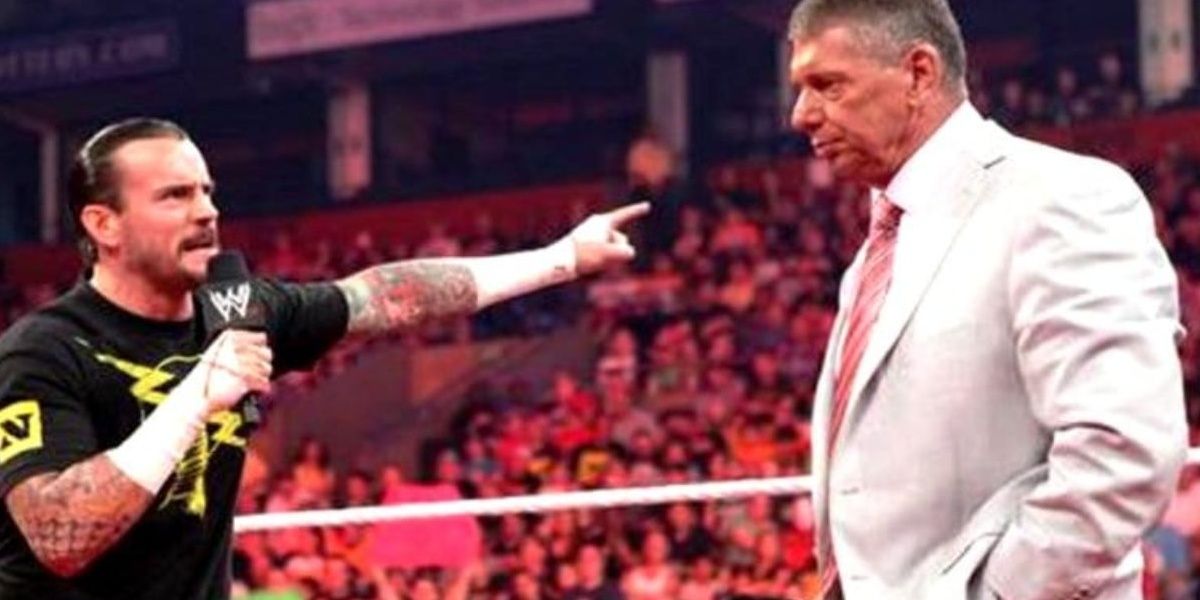 CM Punk and Vince McMahon