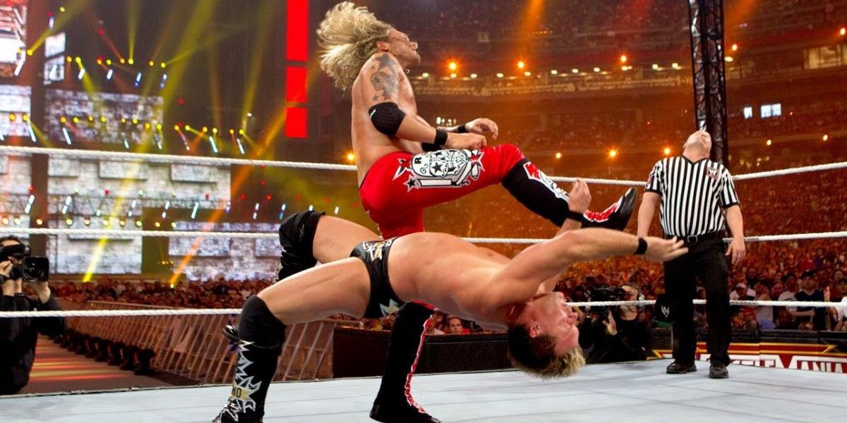 Edge took on Jericho at WrestleMania 26 for the World Heavyweight title