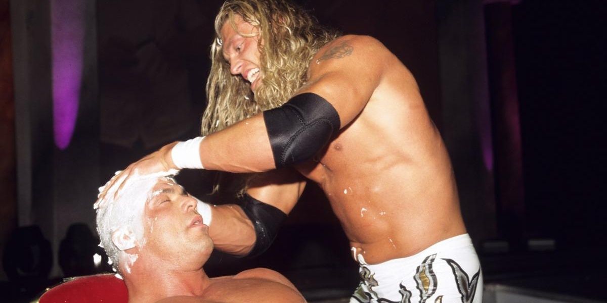 Another outstanding rivalry between Edge and Angle in 2002