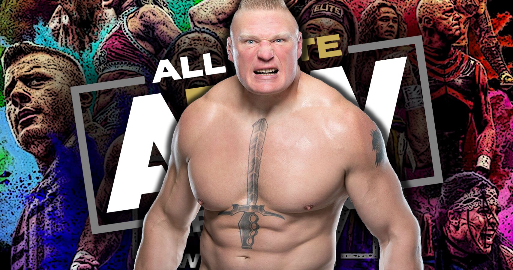 brock lesnar aew