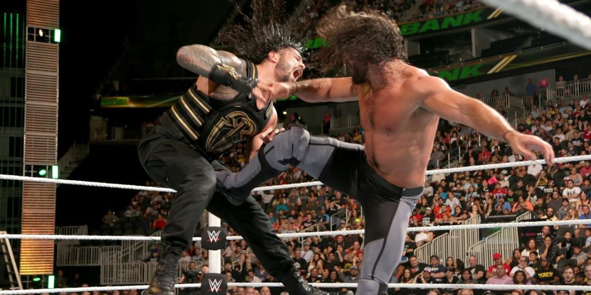 Reigns lost his title to Rollins at MITB