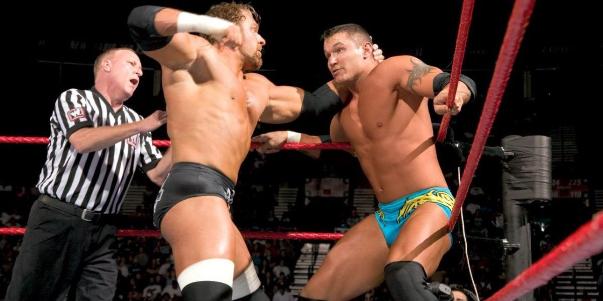 Triple H dominated Randy Orton in their first rivalry