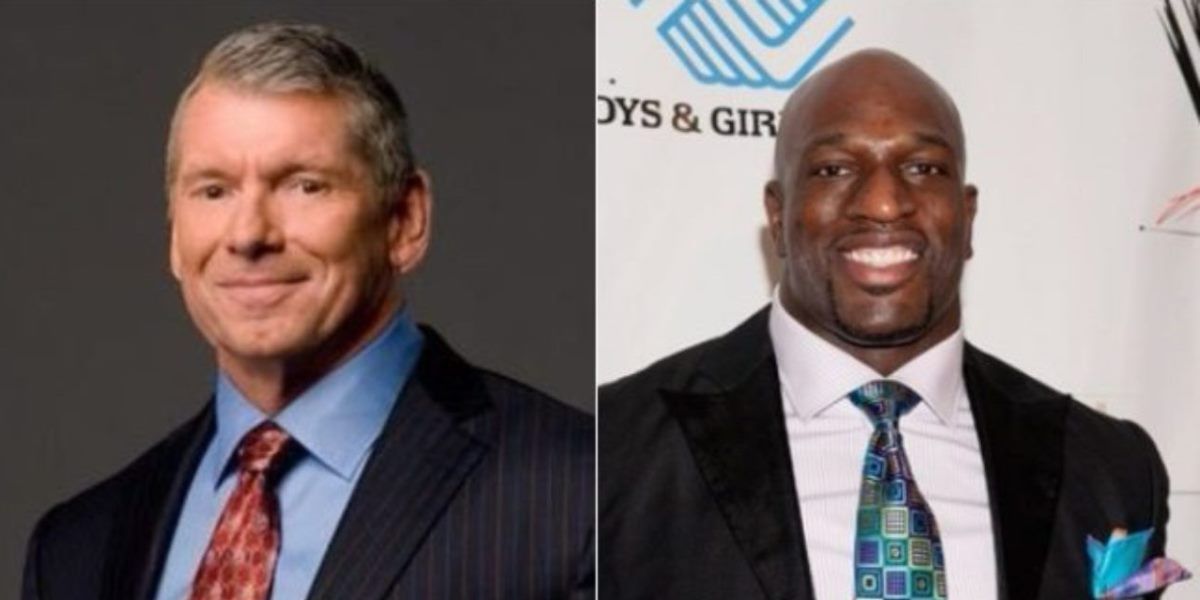 Image Featuring WWE Chairman Vince McMahon and WWE Superstar Titus O'Neil