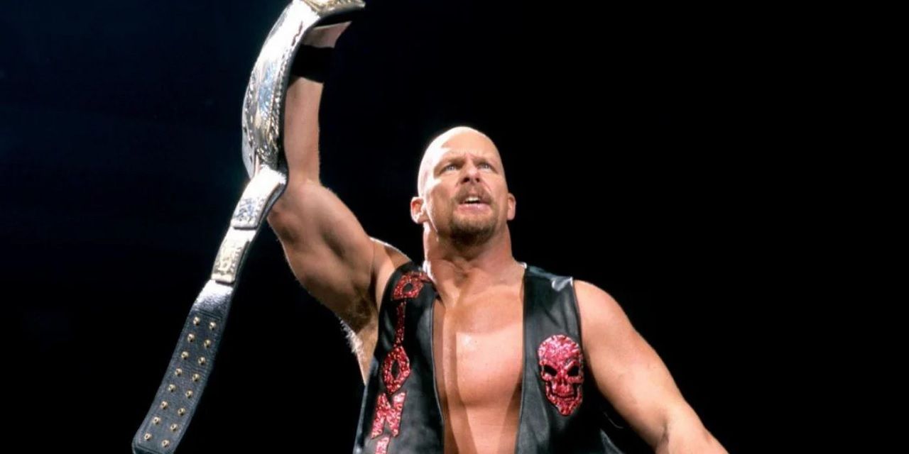Steve Austin as WWE Champion