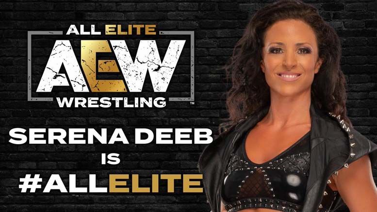 serena deeb aew signs all elite wrestling
