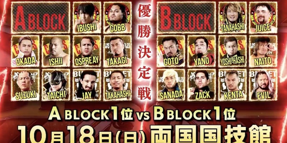The competitors for this years G1 Climax