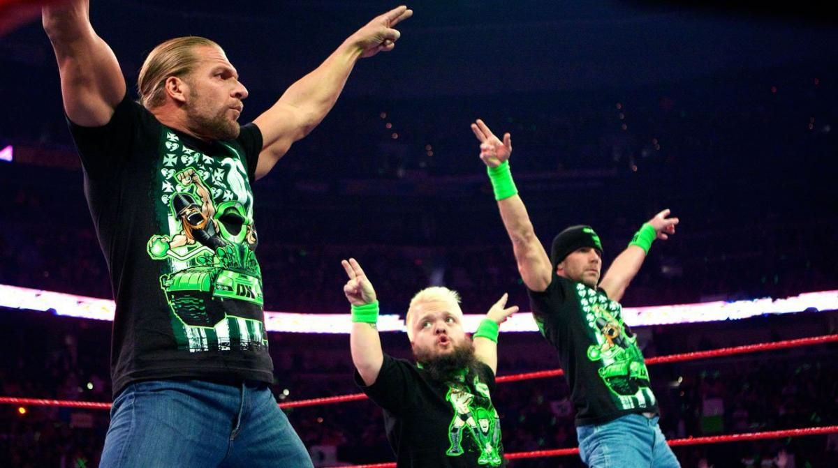 Hornswoggle as a member of D-Generation X in WWE