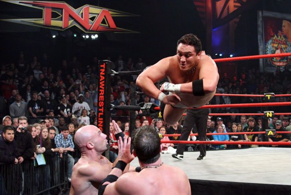 AJ Styles vs. Christopher Daniels vs. Samoa Joe (TNA, Unbreakable, 9/11/2005)
