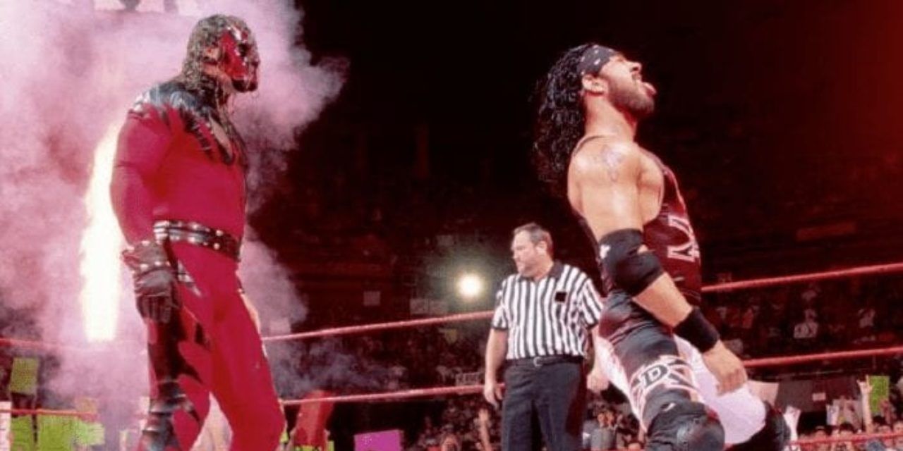 Kane and X-Pac before their match