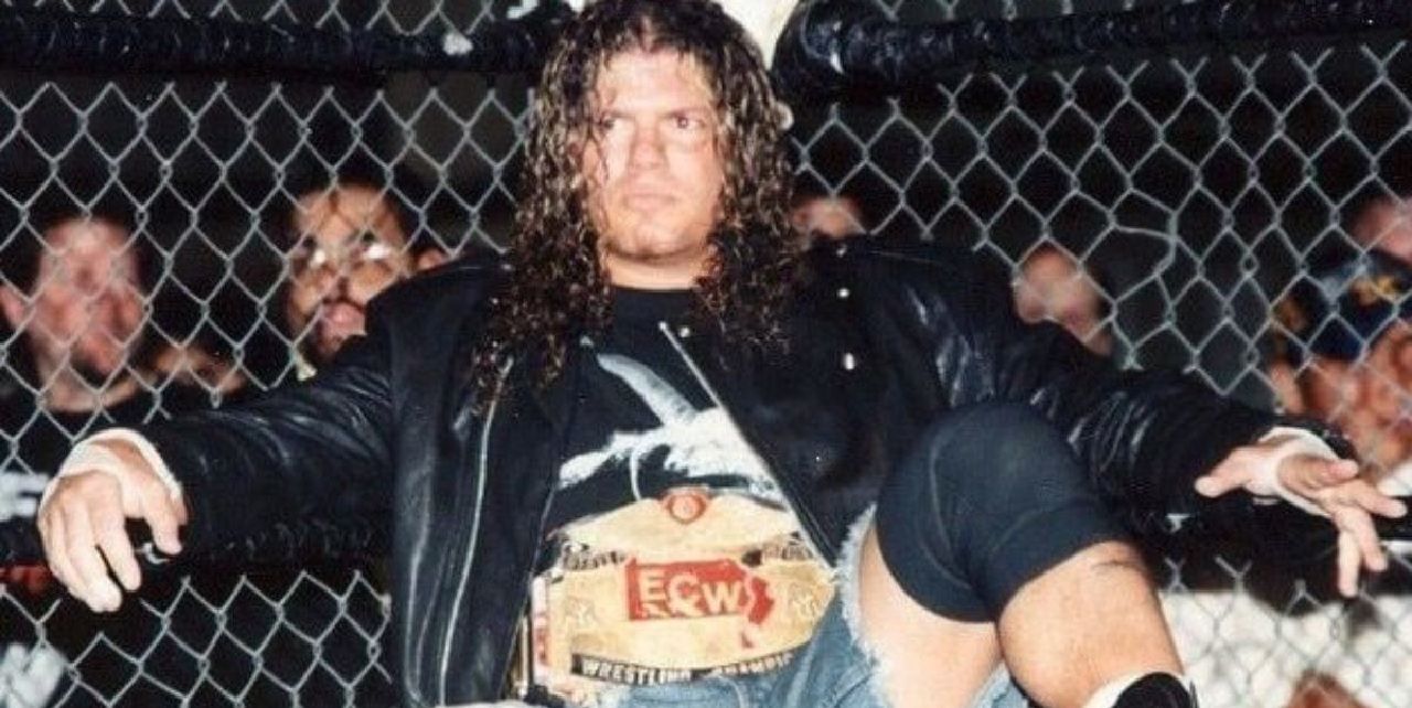 Raven as the ECW Champion