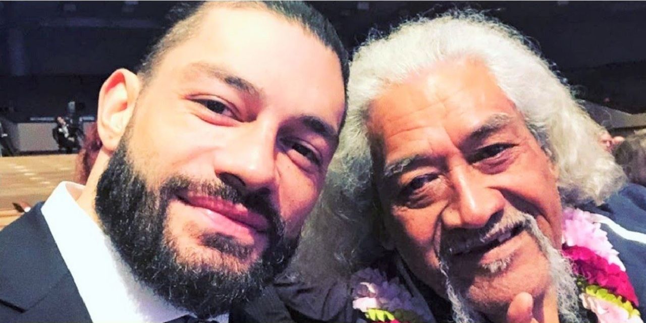 Roman Reigns and his father Sika