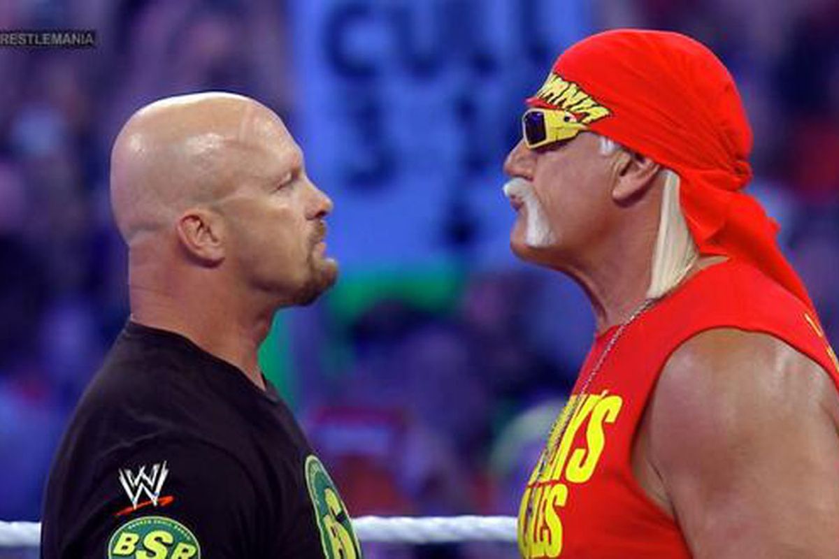 Steve Austin and Hulk Hogan