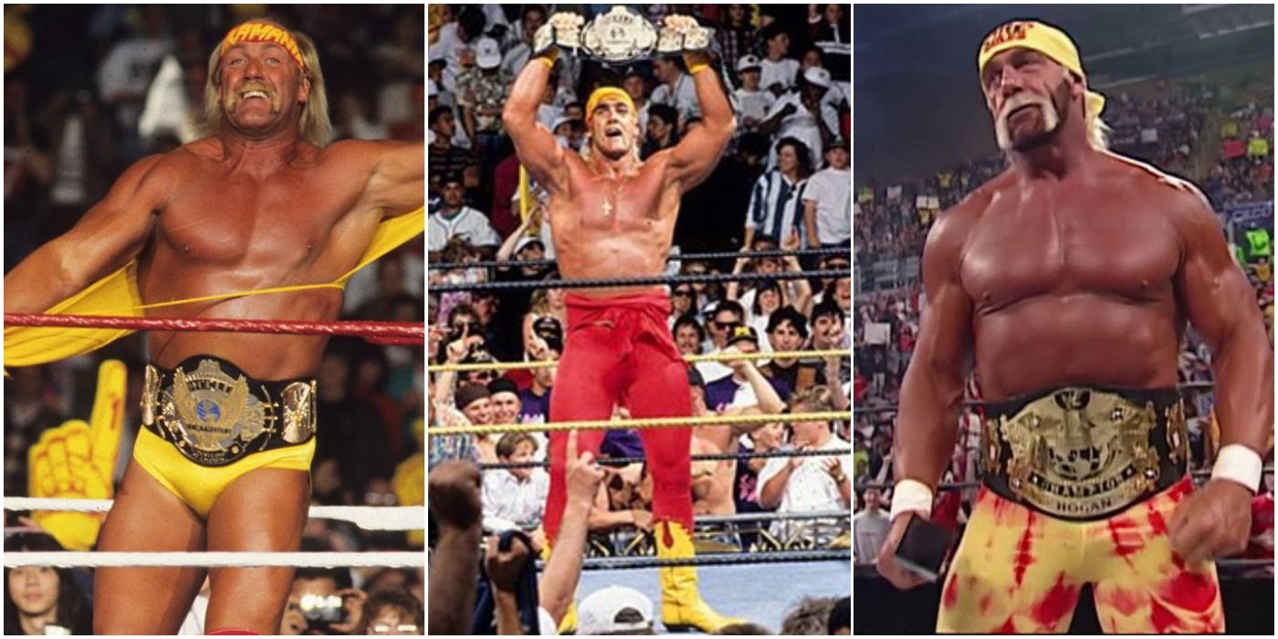 How long did hulk discount hogan hold the title