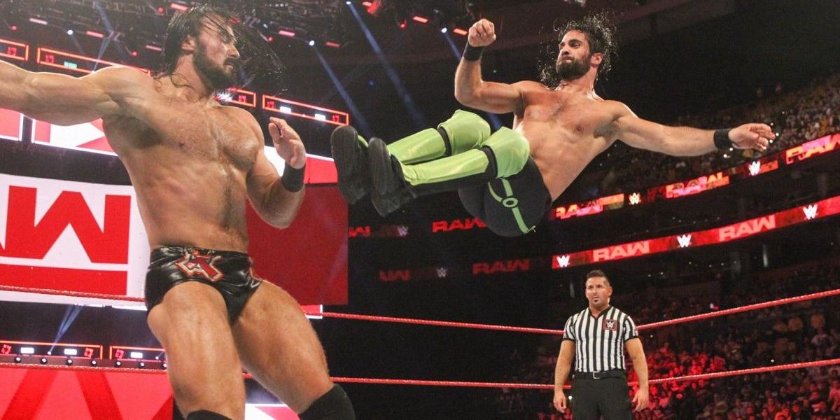 Drew McIntyre vs Seth Rollins on Raw