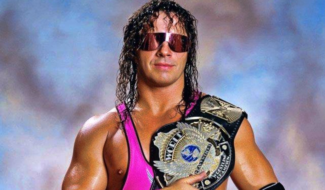 Bret Hart With WWE Championship