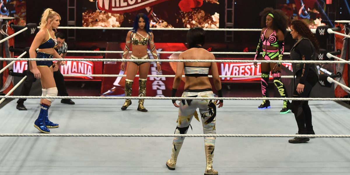 The Smackdown Women's Title match at WrestleMania 36