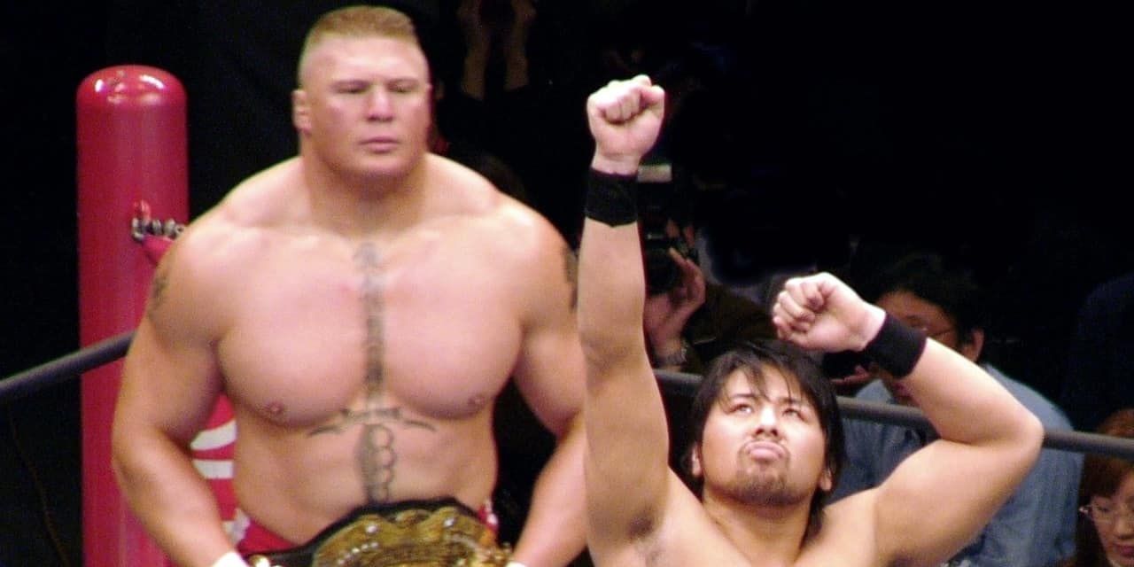Brock Lesnar vs Shinsuke Nakamura