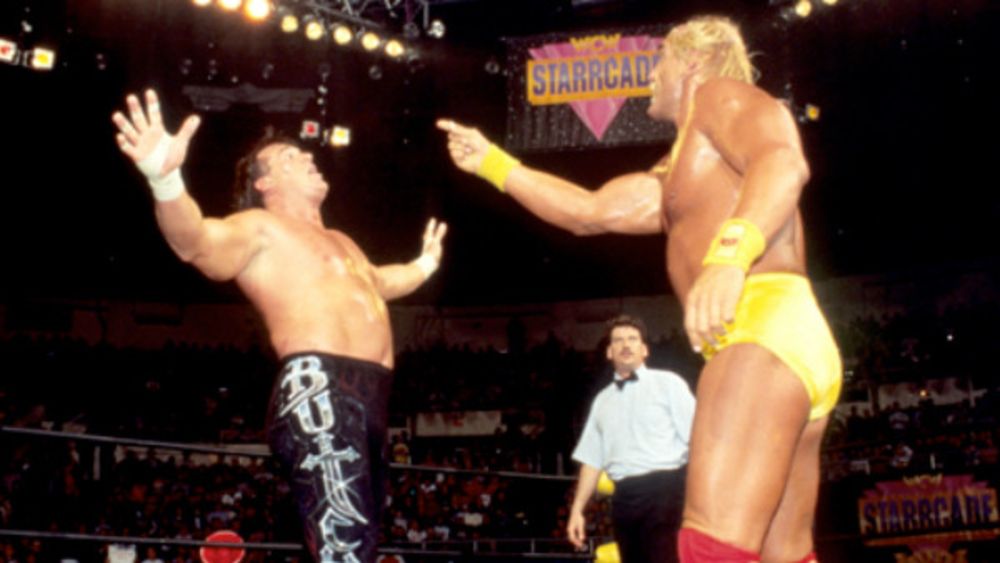 Hulk Hogan vs. The Butcher, a.k.a Brutus Beefcake