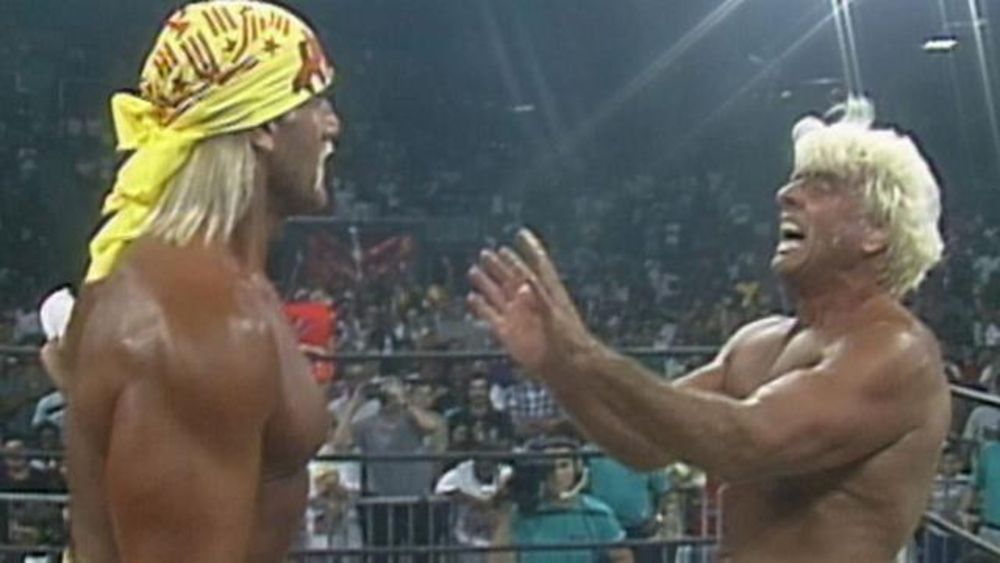 Ric flair vs hulk hogan discount bash at the beach 1994