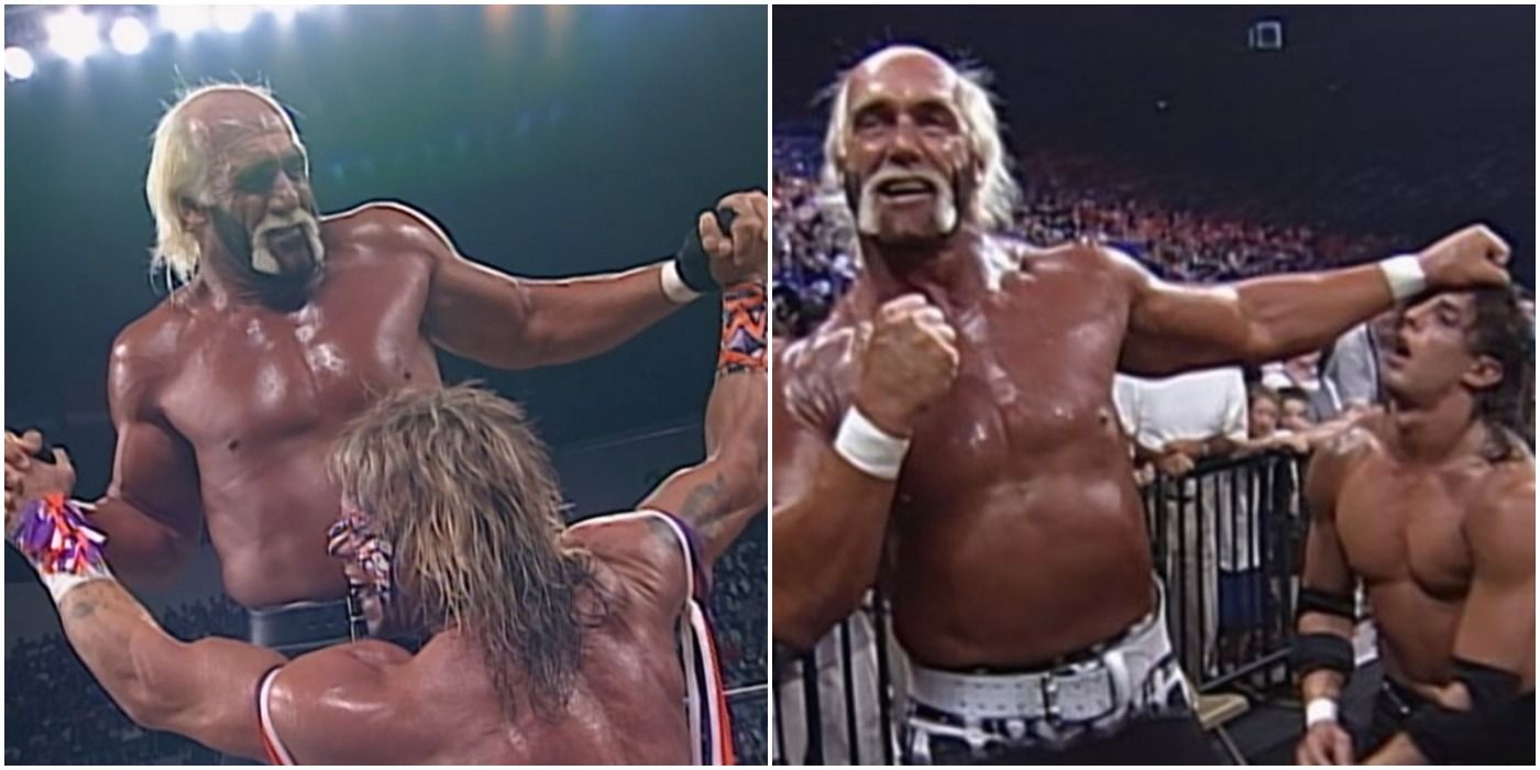 Hulk Hogan vs. Warrior and Billy Kidman