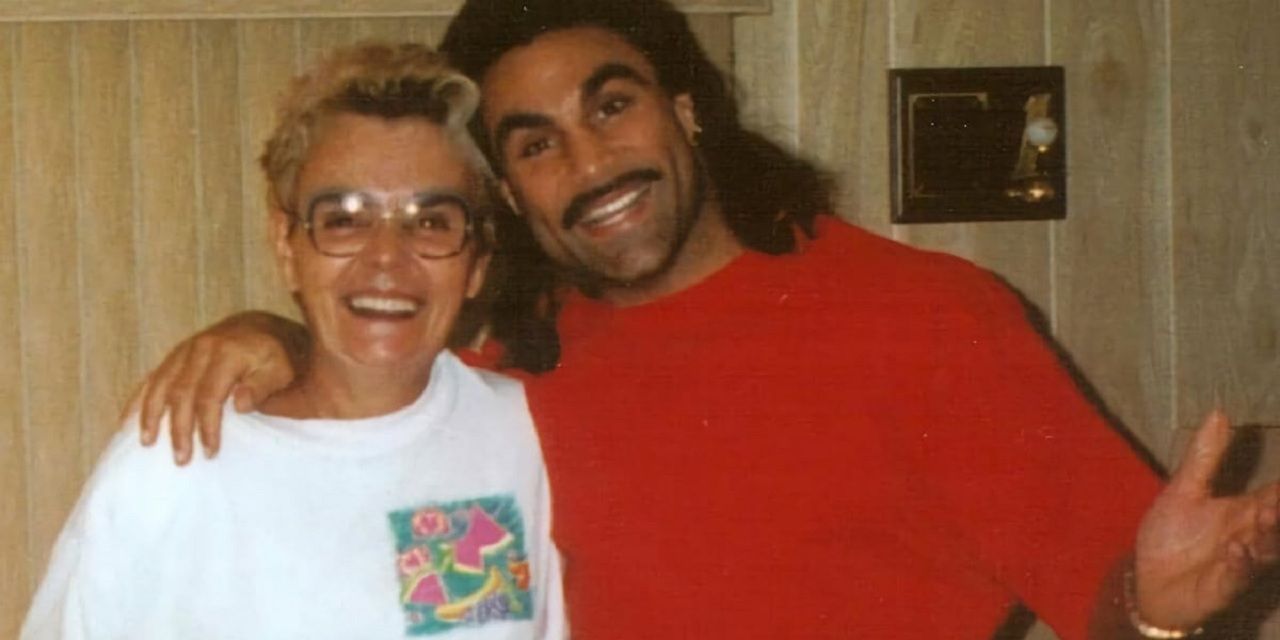 Marc Mero and his mom from WCW days