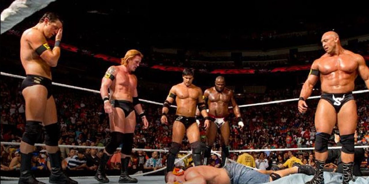 Nexus attacks John Cena