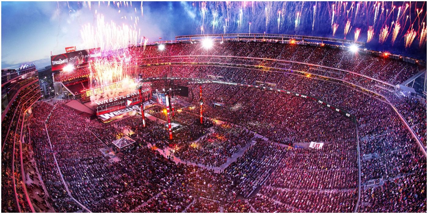 Aerial View Of WrestleMania 35