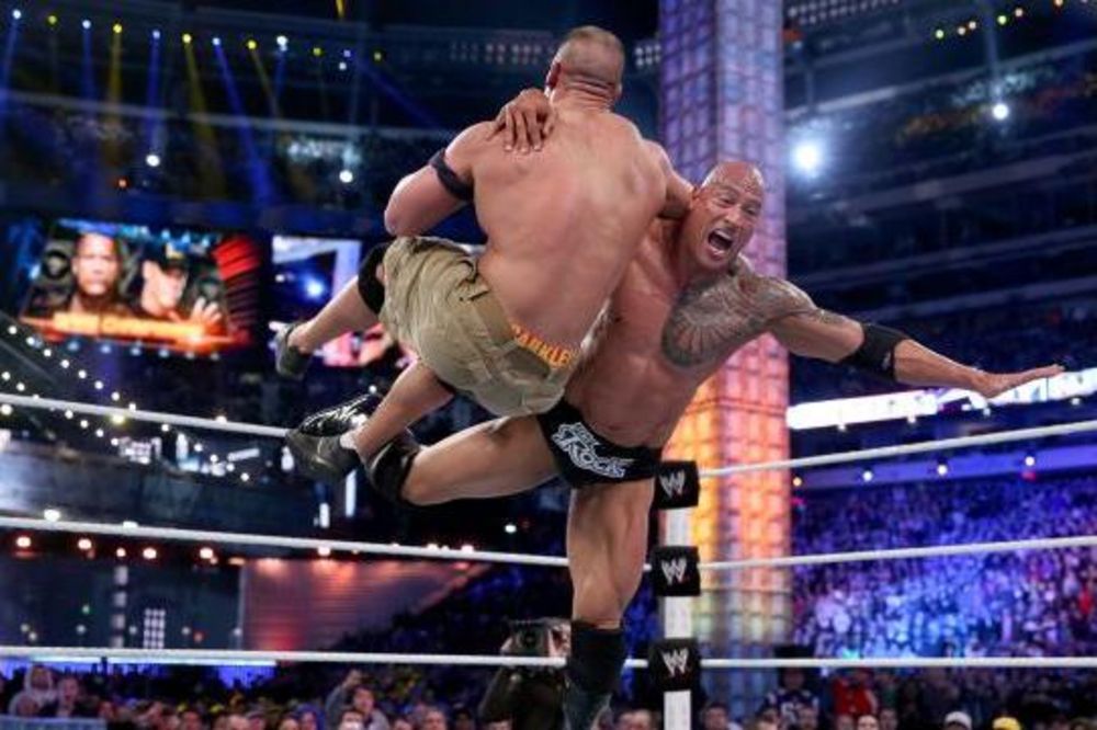 Rock vs. Cena at WrestleMania 29