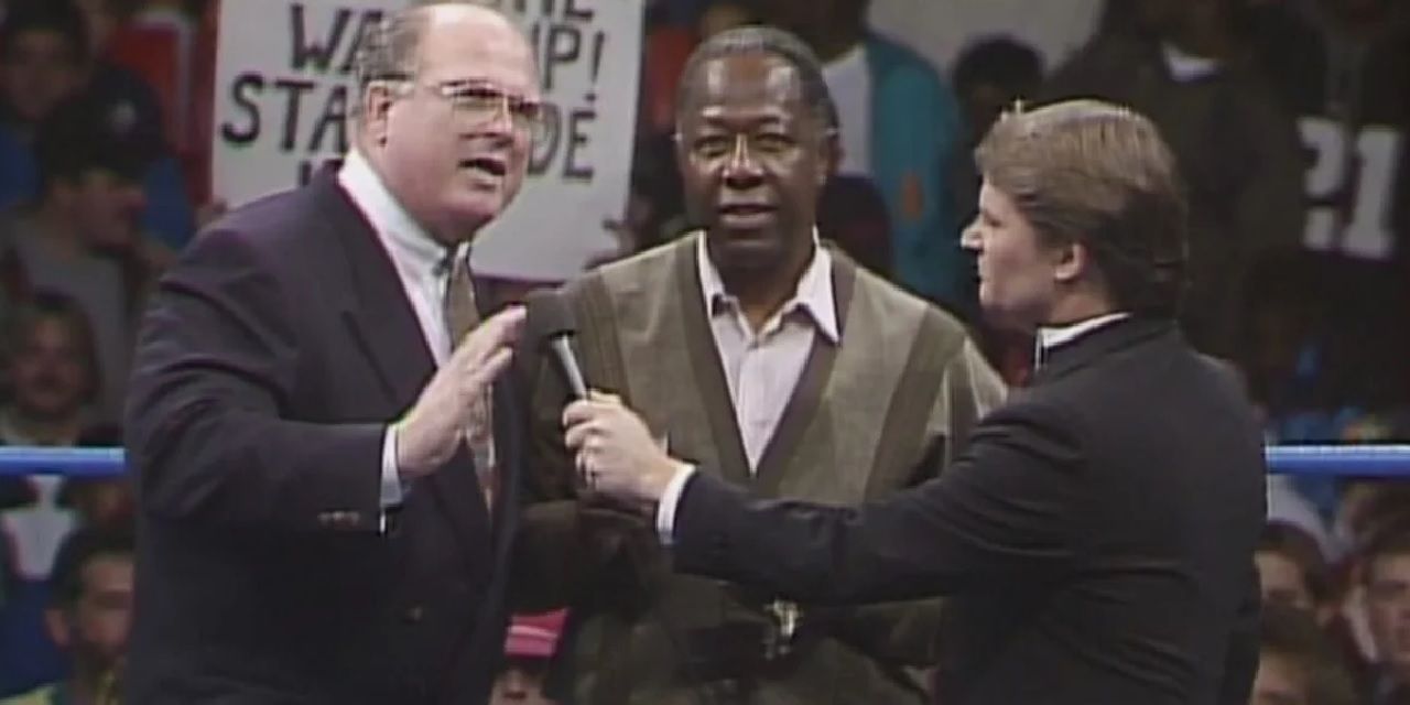 Bill Watts and Hank Aaron