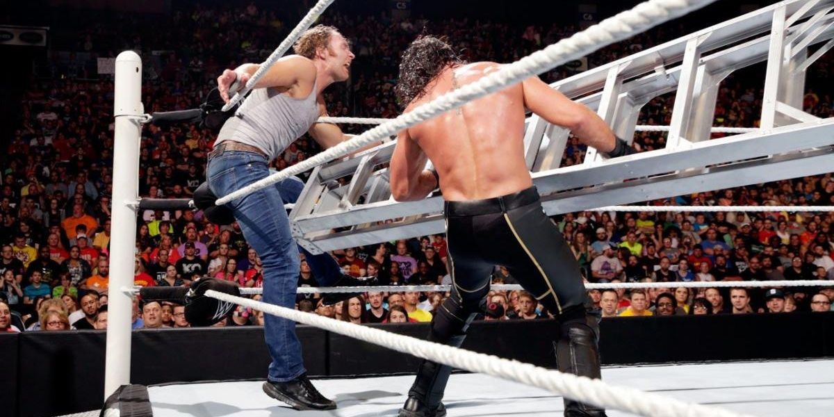 Dean Ambrose vs Seth Rollins Money in the Bank 2015