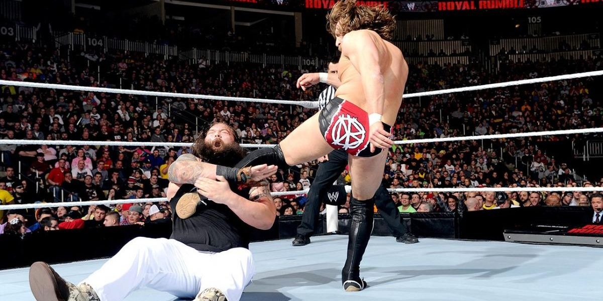 Wyatt vs Bryan Royal Rumble 2014