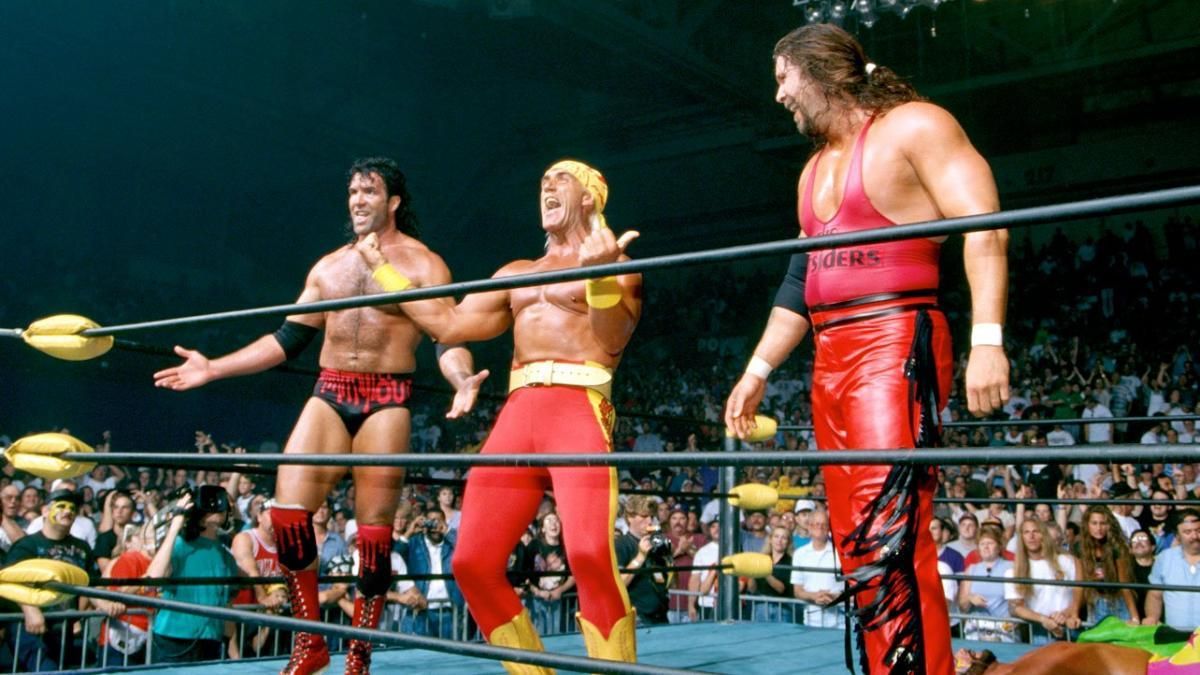 WCW Hulk Hogan Aligning With Scott Hall and Kevin Nash