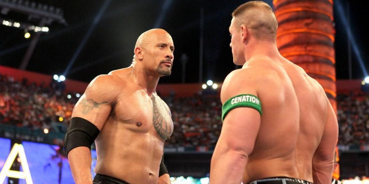 John Cena vs The Rock Wrestlemania 28